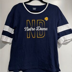 Captivating Navy and White Tee